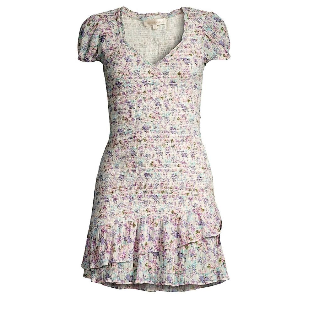 Loveshackfancy Floral Multicolor Trevor Minidress Size S